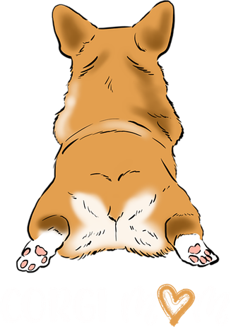 Funny Corgi Mom For Dog Lovers Coaster