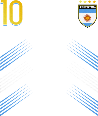 Argentina Soccer Fans Jersey Argentinian Flag Football Lover Women's T-Shirt