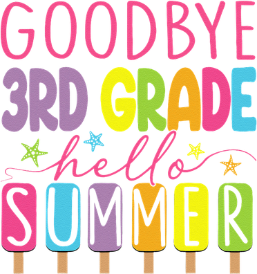 Goodbye 3rd Grade Hello Summer Last Day Of School Graduation Kids Hoodie