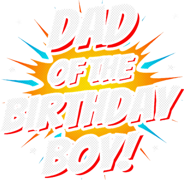Superhero Party Comics Birthday Dad Of Birthday Coaster
