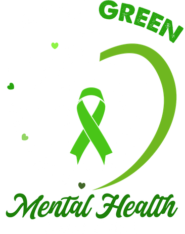 I Wear Green For Mental Health Awareness Love Hope Faith Support Santa Hat