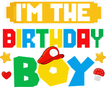 Im The Birthday Boy Game Gaming Family Matching Coaster