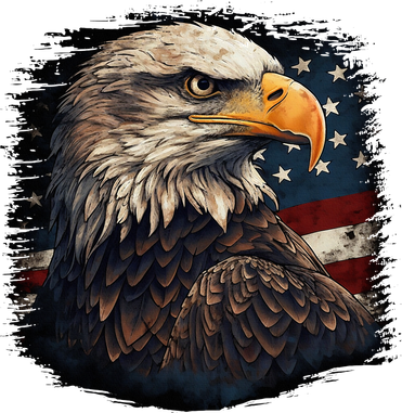 Bald Eagle Us American Flag 4th Of July Proud Patriotic Bucket Hat