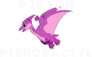 P Is For Pterodactyl Dinosaur Word Play Mousepad