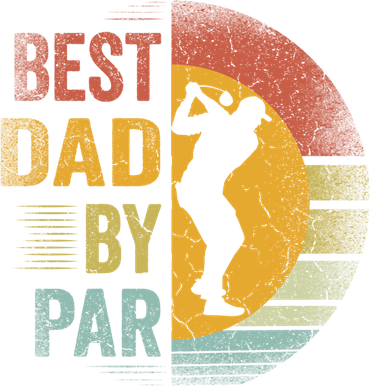 Best Dad By Par Golfing Golfer FatherS Day Golf Lover Gift Golf Towel