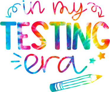 In My Testing Era Tie Dye Test Day For Student Teacher Toddler T-Shirt