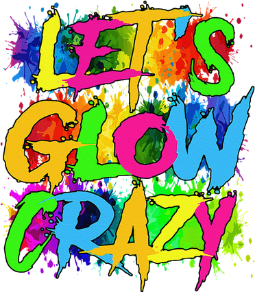 Lets A Glow Crazy Retro Colorful Quote Group Team Tie Dye Kids Sweatshirt