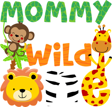 Mommy Of The Wild One Zoo Theme Bday Safari Jungle Animals Toddler Hoodie