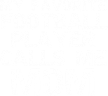 Sports Mother Gift My Favorite Football Player Calls Me Mom Meaningful Gift Kids Hoodie