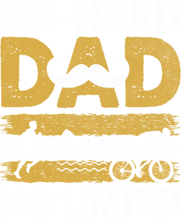 Triathlon Dad Swim Bike Run Triathlete Funny Iron Father Funny Gift Hat