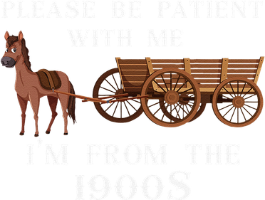 Please Be Patient With Me IM From The 1900S Oregon Trail Magnet