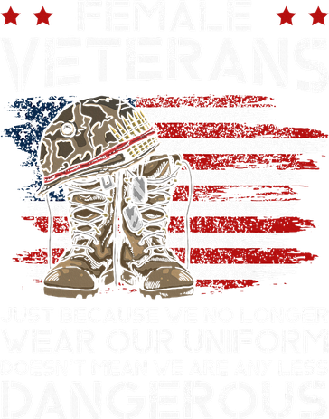Female Veterans Not Any Less Dangerous Women's Hoodie