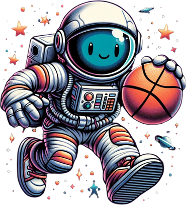 Astronaut Basketball Outer Space: Dunk Your Way Through The Cosmos Coaster