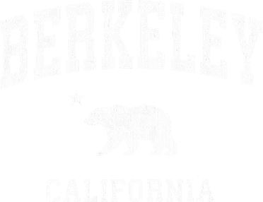 Berkeley California Ca Vintage Distressed Women's Dry Zone Grid Polo