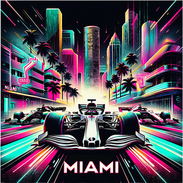 Miami Formula Racing Circuits Sport Coffee Mug