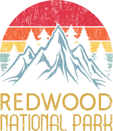 California Retro Vintage Redwood National Park Women's Sweatshirt