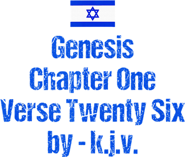 Israel Flag G.E.N.E.S.I.S Chapter One Verse Twenty Six Toddler Long Sleeve