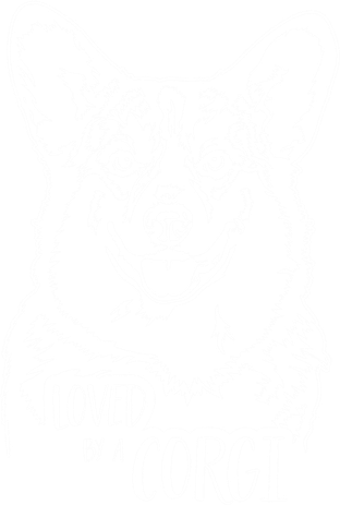 Loved By A Corgi Saying Dog Design Welsh Corgi Dog Mom Gift Women's T-Shirt