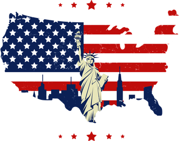 4th Of July American Flag Statue Of Liberty Hat