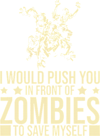 Funny Zombie Apocalypse Survivor Living Dead Zombies Backpack
