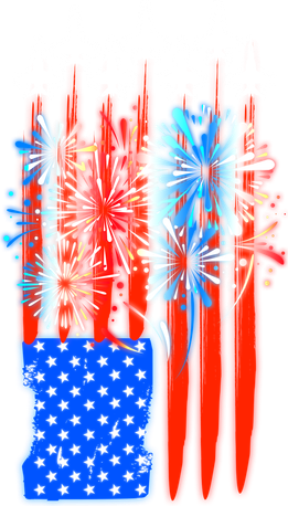 American Usa Flag Fireworks Fighter Jets Women's Sweatshirt