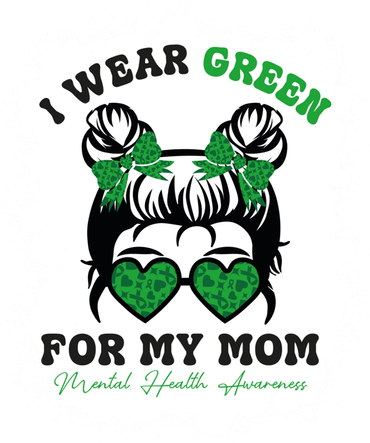 I Wear Green For My Mom Tal Health Awareness Month Gift Women's Sweatshirt