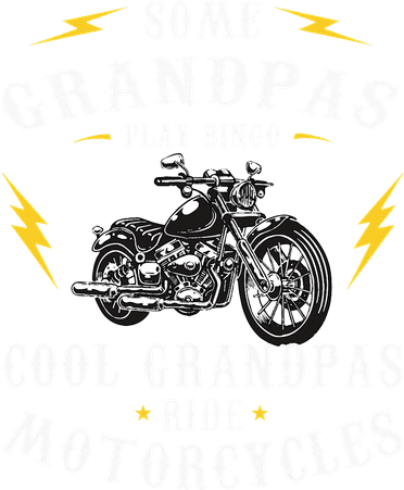 Some Grandpas Play Bingo Cool Grandpas Ride Motorcycles Beanie