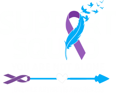 Support Squad You Are Not Alone Juvenile Arthritis Awareness Gift Women's Sweatshirt