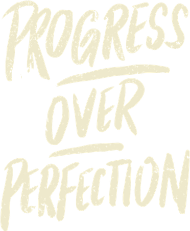 Progress Over Perfection Women's Dry Zone Grid Polo