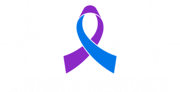 Arthritis Awareness Month Purple And Blue Ribbon Heartbeat Great Gift Baby Bodysuit