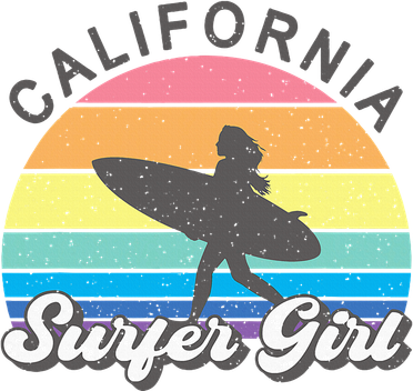 Surfer Girl California Surfing Surf Beach Doggie Tank