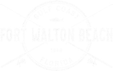 Fort Walton Beach Fl Vintage Crossed Fishing Rods Women's T-Shirt