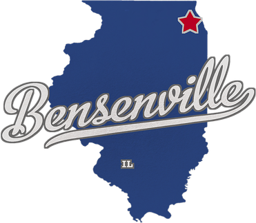 Bensenville Illinois Il Map Hat
