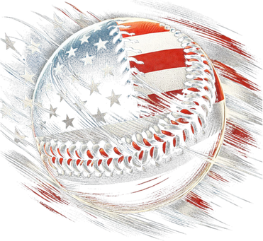 Patriotic Baseball 4th Of July Usa American Flag Vintage Baseball American Flag Long Sleeve Shirt