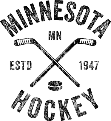Distressed Minnesota Mn Ice Hockey Sticks Vintage Women's Tank Top