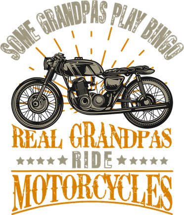 Some Grandpas Play Bingo Real Grandpas Ride Motorcycles Beanie