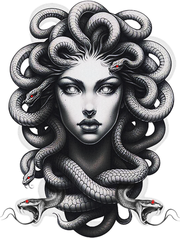 Lilith Medusa Serpent Cobra Snake Greek Mythology Doggie Tank