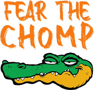 Florida Fear The Chomp Gator Pride Baby Bodysuit