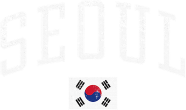 Vintage Seoul South Korea Country Flag Souvenir Vacation Button