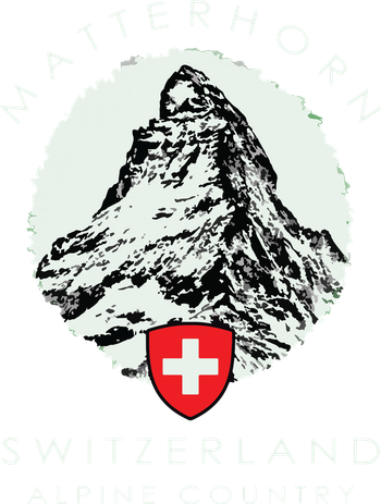 Switzerland Matterhorn Golf Towel