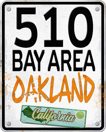 510 Bay Area Oakland California Toddler Long Sleeve