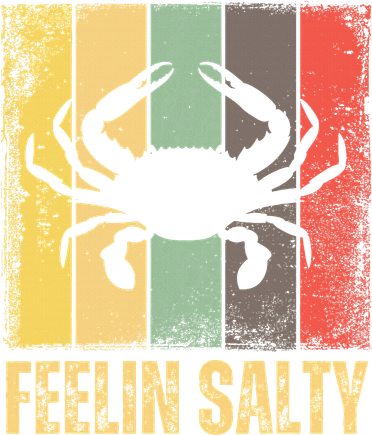 Feelin Salty Maryland Crab Retro Vintage Tank Top