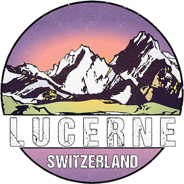 Retro Vintage Lucerne Switzerland Distressed Backpack