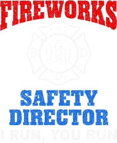Funny Bang Firecracker Firework Safety Director I Run You Run Women's Hoodie