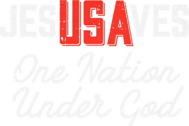 Jesus Saves Usa One Nation Under God Jesus Christian Gift Women's Dry Zone Grid Polo