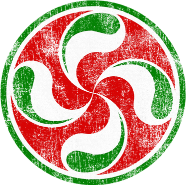 Basque Flag Lauburu Gift Pais Vasco Basque Country Hooded Wearable Blanket