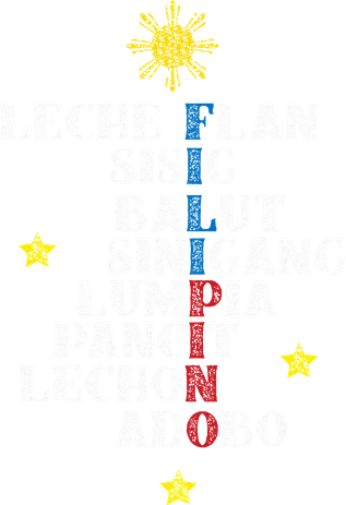 Fun Festive Yummy Filipino Traditional Food Tumbler