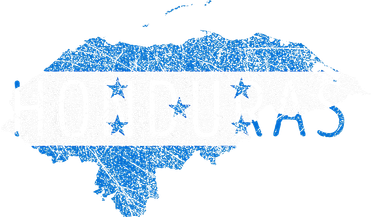 Honduran Map And Flag Souvenir Distressed Honduras Hat