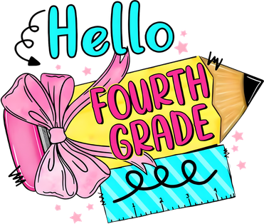 Retro Back To School Hello Fourth Grade Hat