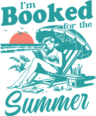 Im Booked For The Summer Book Girl Summer Coquette Women's T-Shirt